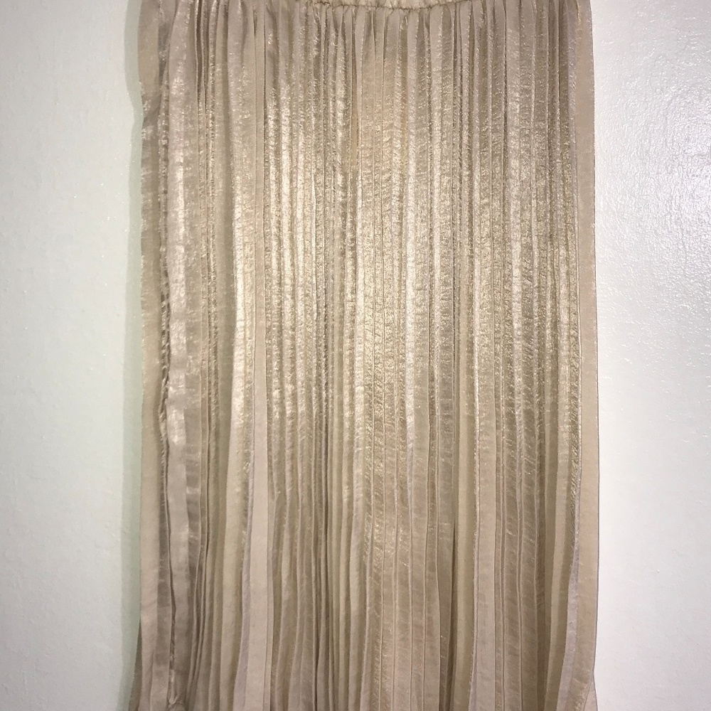 My Amelia James Monroe Pleated Skirt Cream NWT